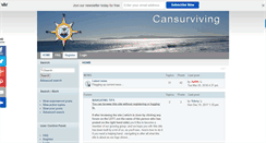 Desktop Screenshot of cansurviving.com